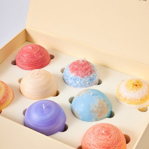 Eight Planets Themed Scented Candles Long-Lasting Cosmic Fragrance BUDDHASOUL