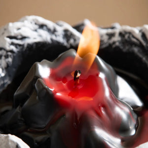 Volcano & Iceberg Scented Candles - Natural Coconut Beeswax Candle with Arctic Cedar & Everything on Earth Scents BUDDHASOUL