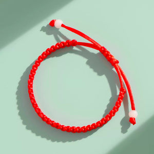 Silk Road Red String Bracelet for Buddhist Luck & Protection BuddhaSoul