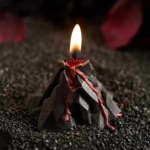 Volcano & Iceberg Scented Candles - Natural Coconut Beeswax Candle with Arctic Cedar & Everything on Earth Scents BUDDHASOUL