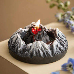 Volcano & Iceberg Scented Candles - Natural Coconut Beeswax Candle with Arctic Cedar & Everything on Earth Scents BUDDHASOUL